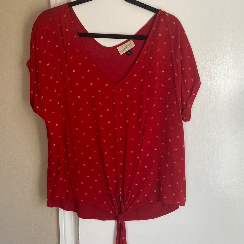 Target shirt with tie